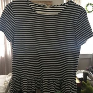 JCrew pepplum Top